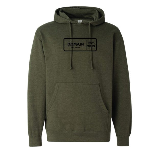 Domain Outdoor Military Green Midweight Hooded Sweatshirt - Angler's Pro Tackle & Outdoors