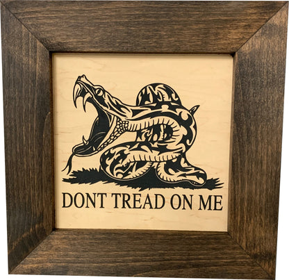 Bellewood Designs - Second Amendment Hidden Gun Safe, 2nd Amendment DONT TREAD ON ME Concealment Shelf