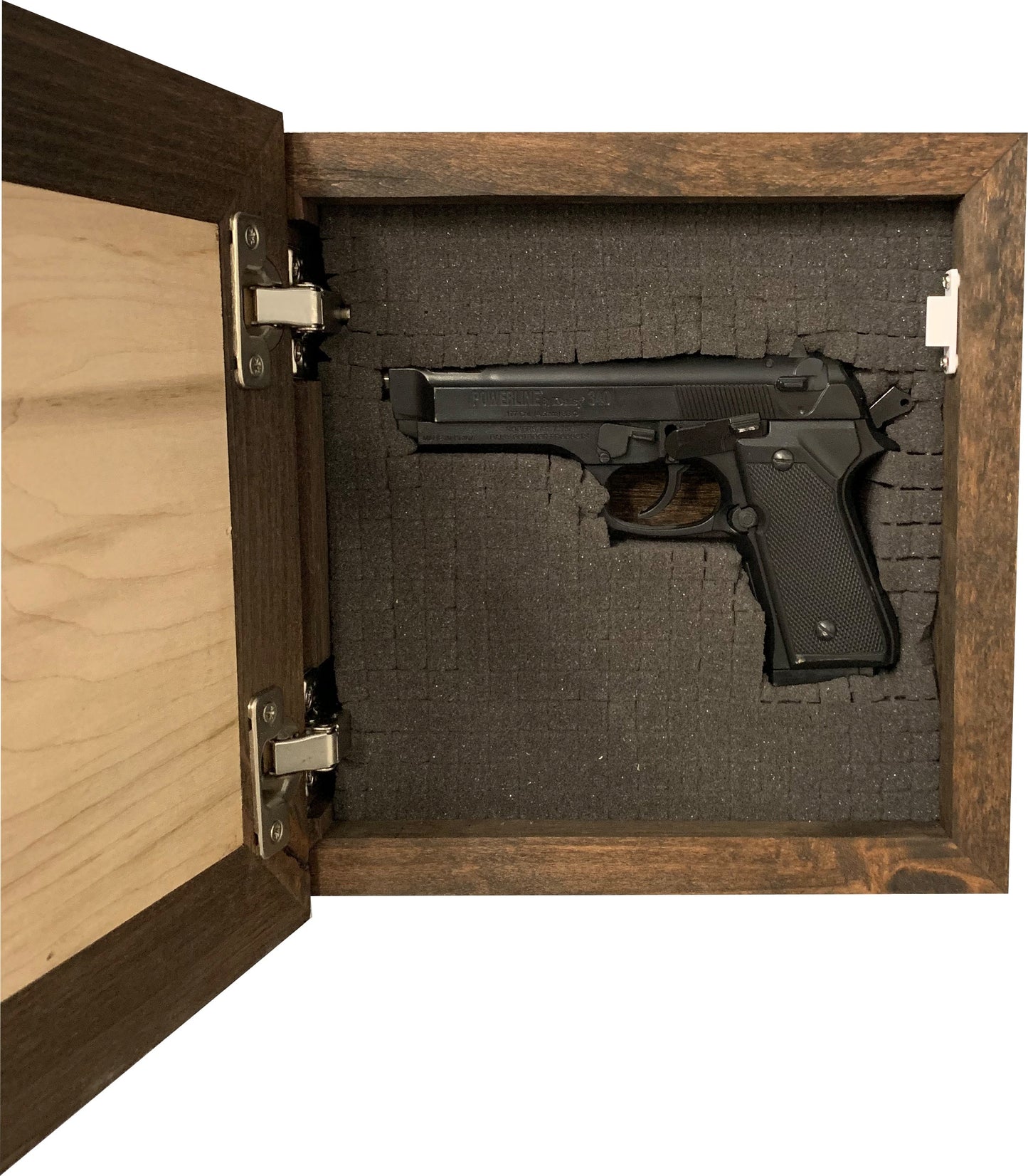 Bellewood Designs - Second Amendment Hidden Gun Safe, 2nd Amendment DONT TREAD ON ME Concealment Shelf