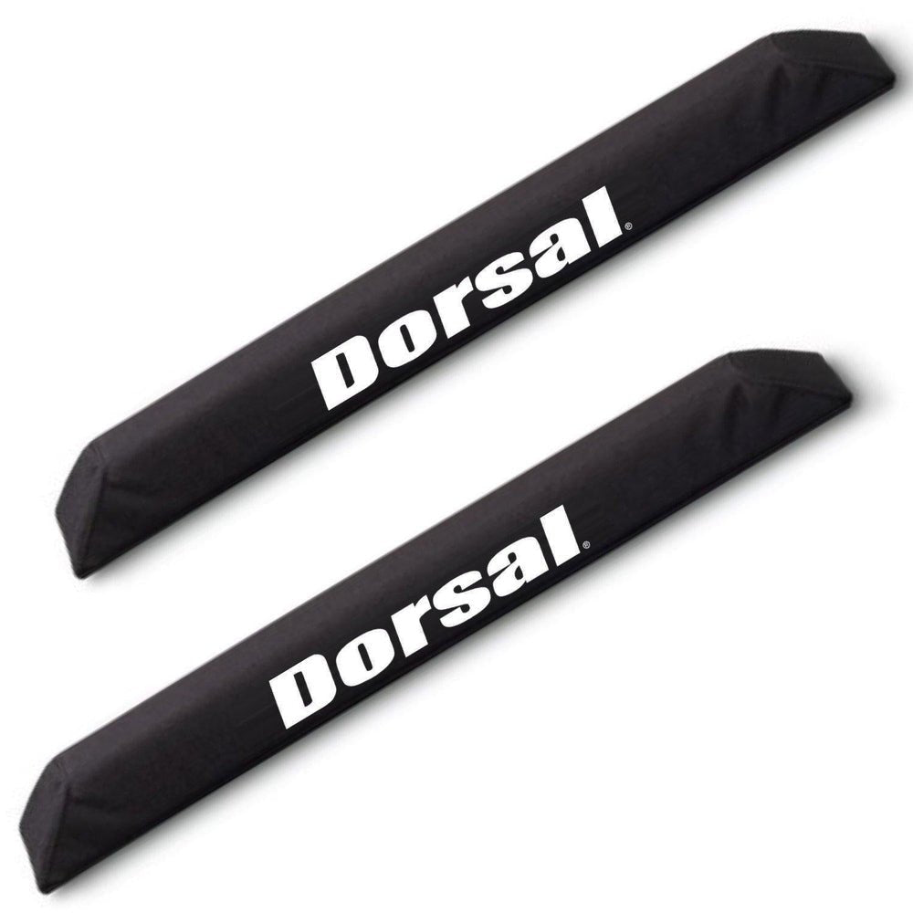 DORSAL Aero Roof Rack Pads for Factory and Wide Crossbars - Pack of 2 for Surfboards Kayaks Sups Snowboards - Angler's Pro Tackle & Outdoors