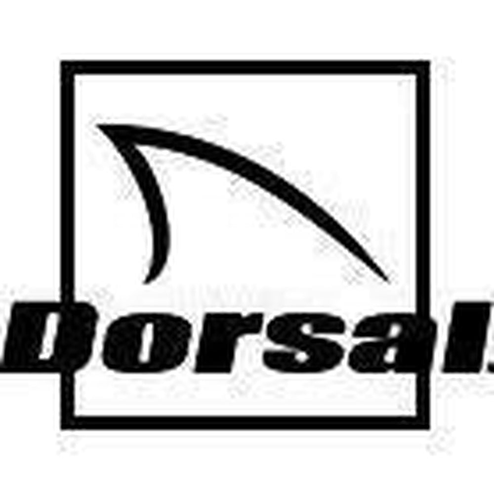 DORSAL Flexrez Core Surfboard Twin Surf Fins (2) FCS Compatible Black - Angler's Pro Tackle & Outdoors