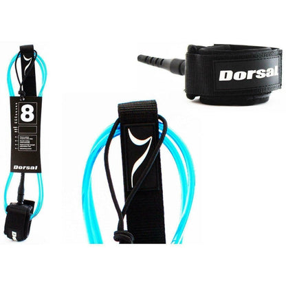 DORSAL Surf Leash for Surfboard Longboard SUP Leg Rope - Angler's Pro Tackle & Outdoors