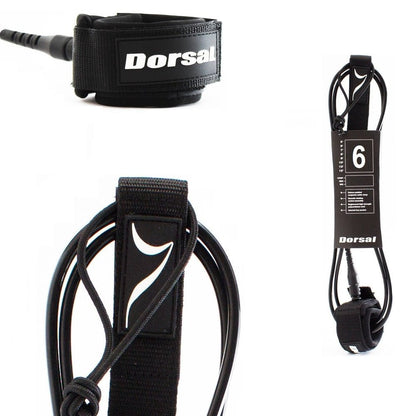 DORSAL Surf Leash for Surfboard Longboard SUP Leg Rope - Angler's Pro Tackle & Outdoors