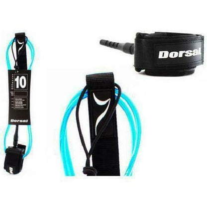 DORSAL Surf Leash for Surfboard Longboard SUP Leg Rope - Angler's Pro Tackle & Outdoors