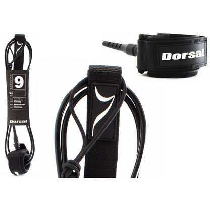 DORSAL Surf Leash for Surfboard Longboard SUP Leg Rope - Angler's Pro Tackle & Outdoors