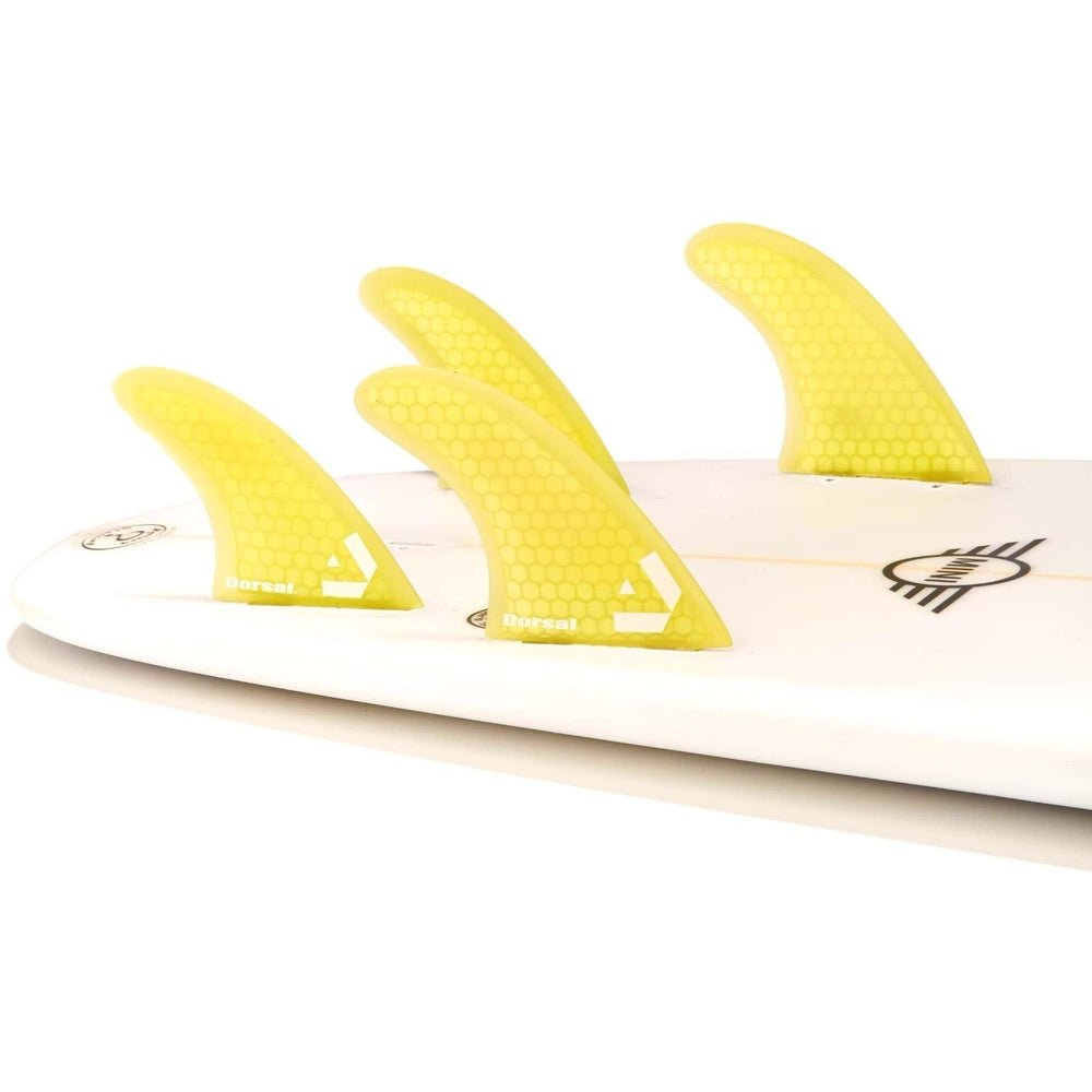 DORSAL Surfboard Fins Quad 4 Set FCS Compatible - Angler's Pro Tackle & Outdoors