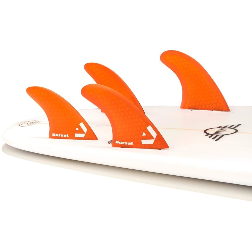 DORSAL Surfboard Fins Quad 4 Set FCS Compatible - Angler's Pro Tackle & Outdoors
