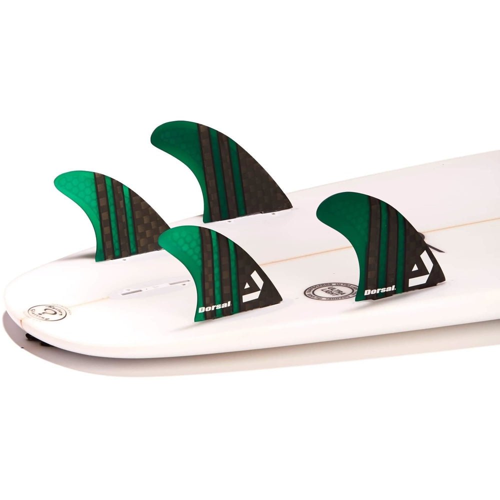 DORSAL Surfboard Fins Quad 4 Set FCS Compatible - Angler's Pro Tackle & Outdoors