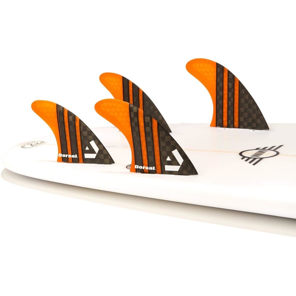 DORSAL Surfboard Fins Quad 4 Set FCS Compatible - Angler's Pro Tackle & Outdoors
