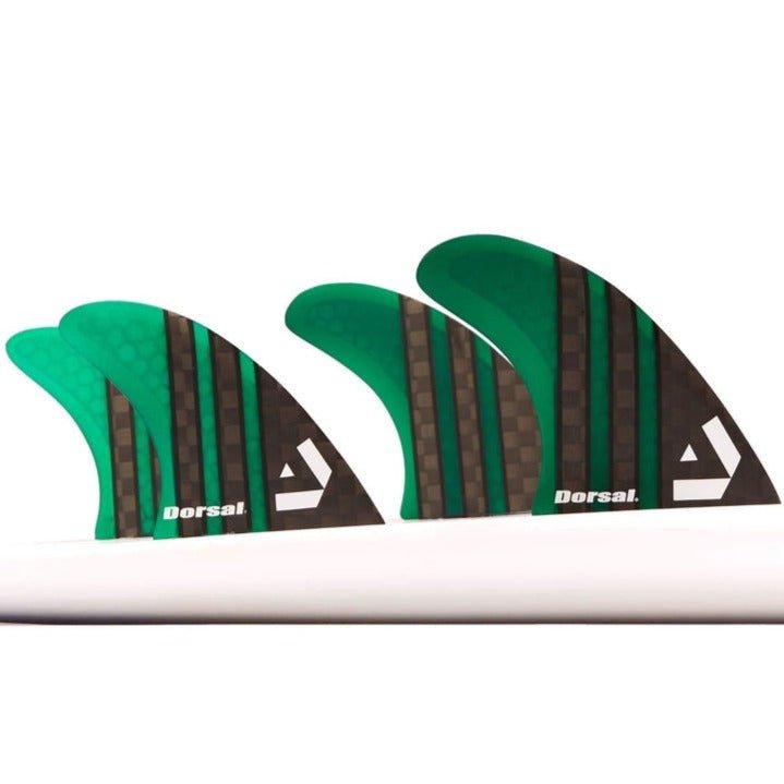 DORSAL Surfboard Fins Quad 4 Set FCS Compatible - Angler's Pro Tackle & Outdoors