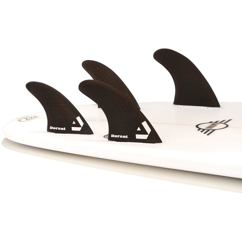 DORSAL Surfboard Fins Quad 4 Set FCS Compatible - Angler's Pro Tackle & Outdoors