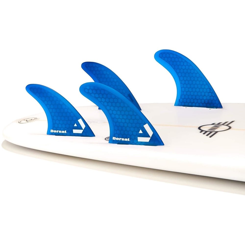 DORSAL Surfboard Fins Quad 4 Set FCS Compatible - Angler's Pro Tackle & Outdoors