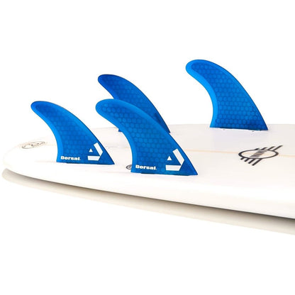DORSAL Surfboard Fins Quad 4 Set FCS Compatible - Angler's Pro Tackle & Outdoors
