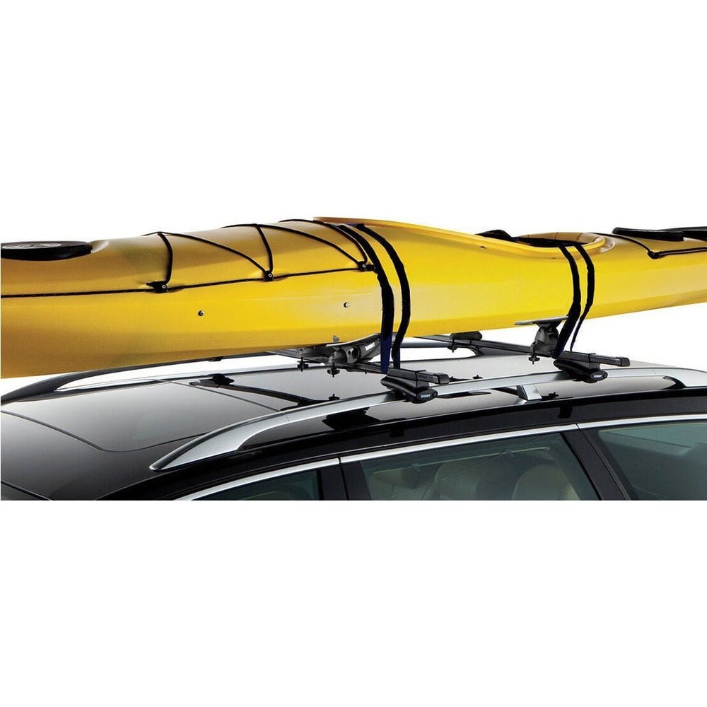 Dorsal Tie Down Straps for Roof Rack Pads Crossbars - Pack of 2 holds Surfboards Kayaks Canoes Paddleboards - Angler's Pro Tackle & Outdoors