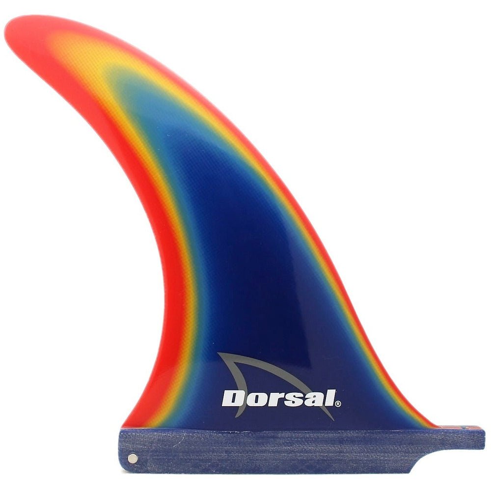 DORSAL Transition Rainbow Blue Fiberglass SUP Surf Longboard Surfboard Fin - Angler's Pro Tackle & Outdoors