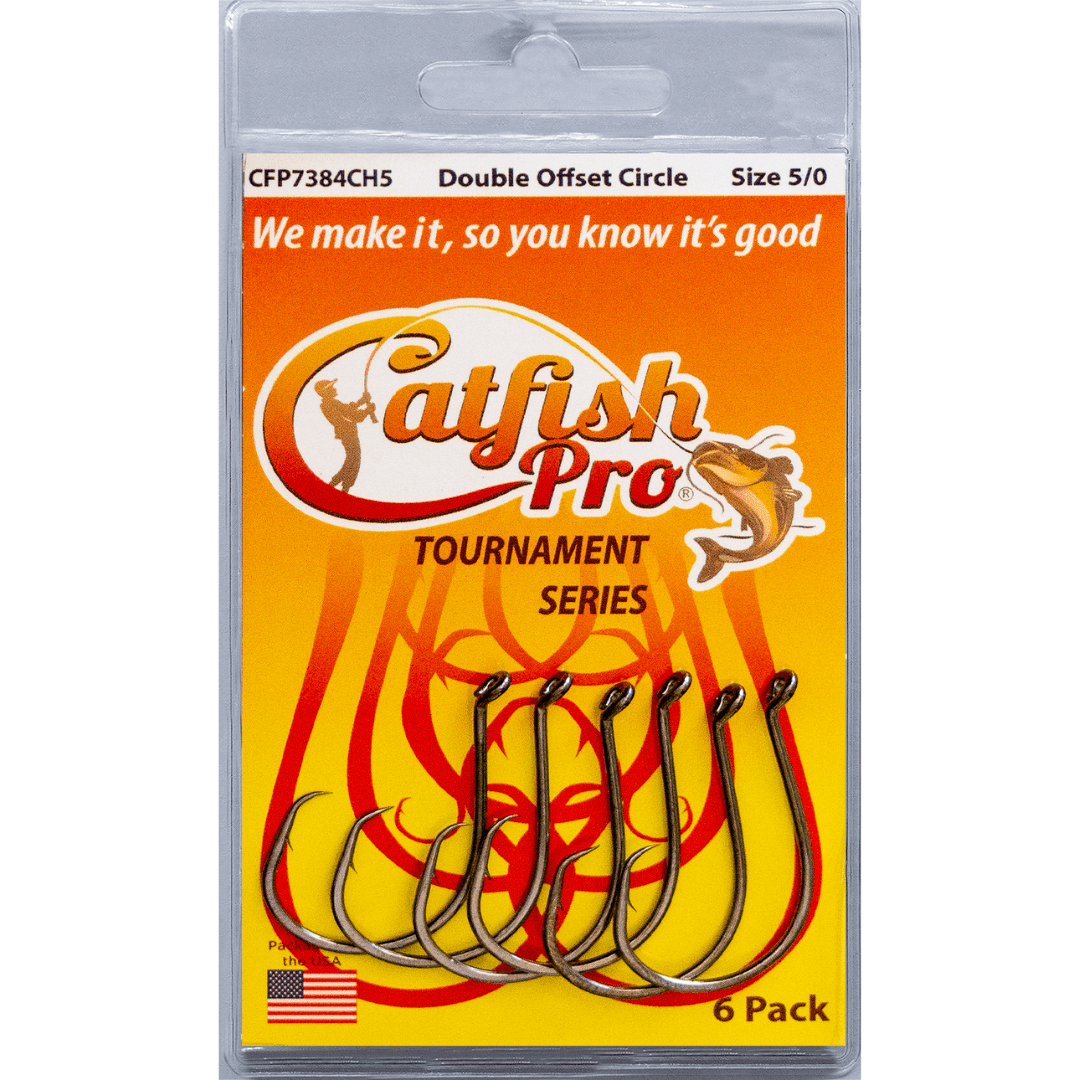 Catfish Pro Double Offset Circle Hooks 5/0