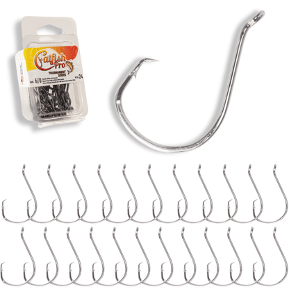Catfish Pro Double Offset Circle Hooks 6/0 - Value Pack