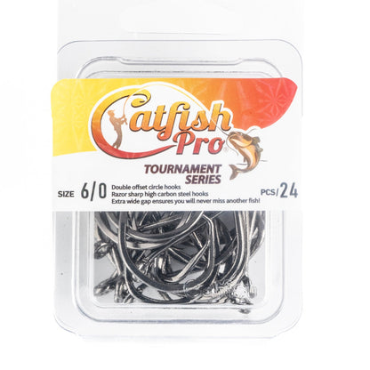 Catfish Pro Double Offset Circle Hooks 6/0