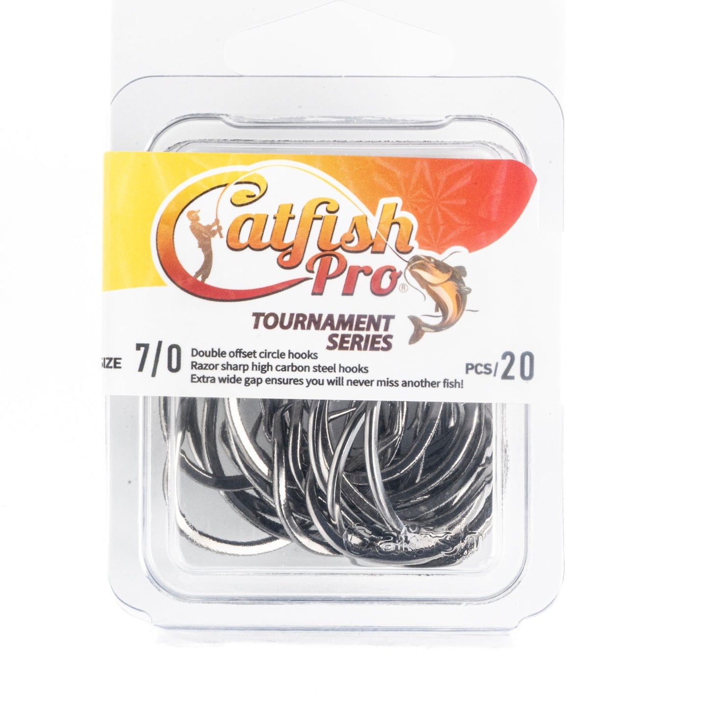 Catfish Pro Double Offset Circle Hooks 7/0 - Value Pack