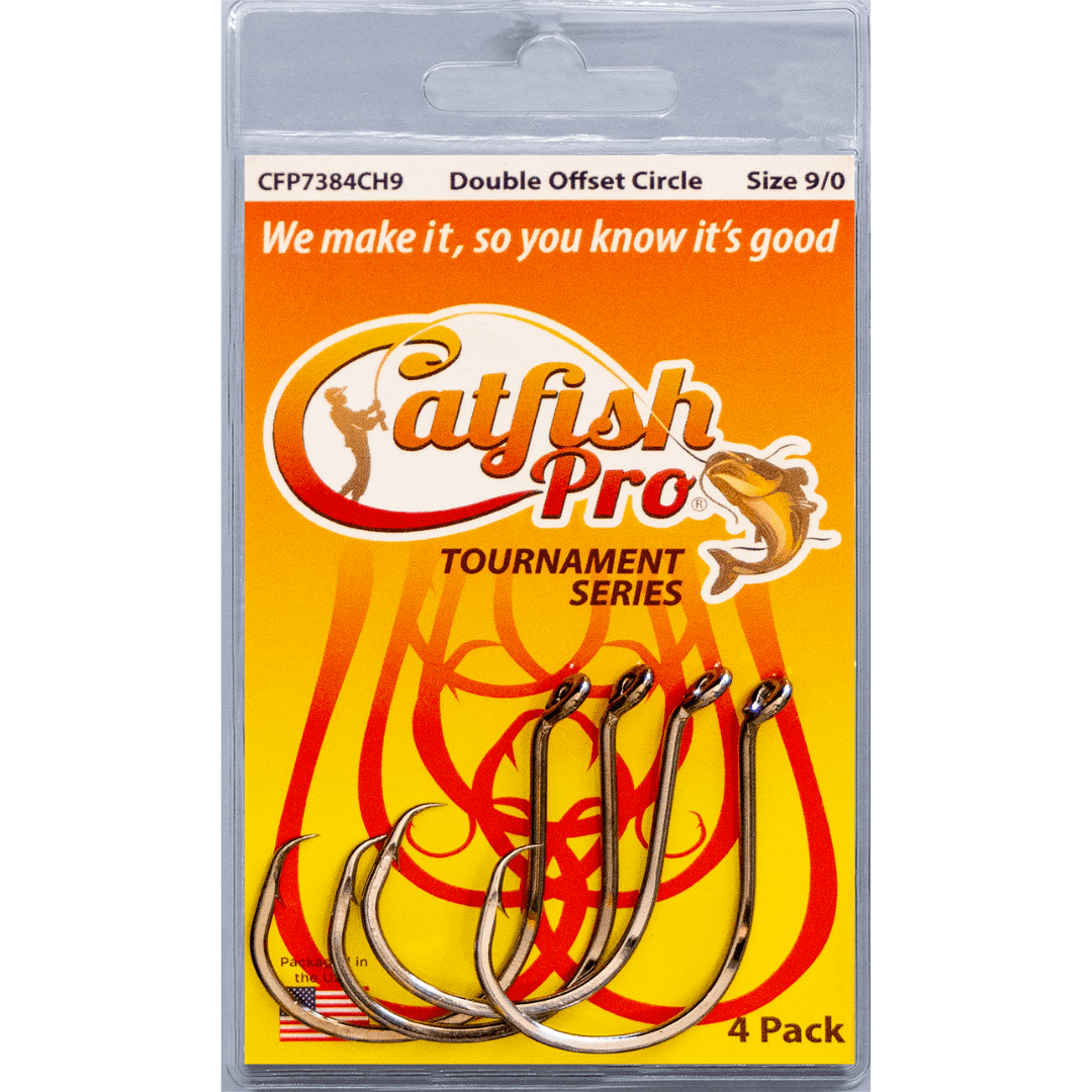 Catfish Pro Double Offset Circle Hooks 9/0