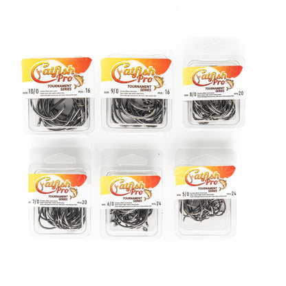 Catfish Pro Double Offset Circle Hooks 10/0 - Value Pack