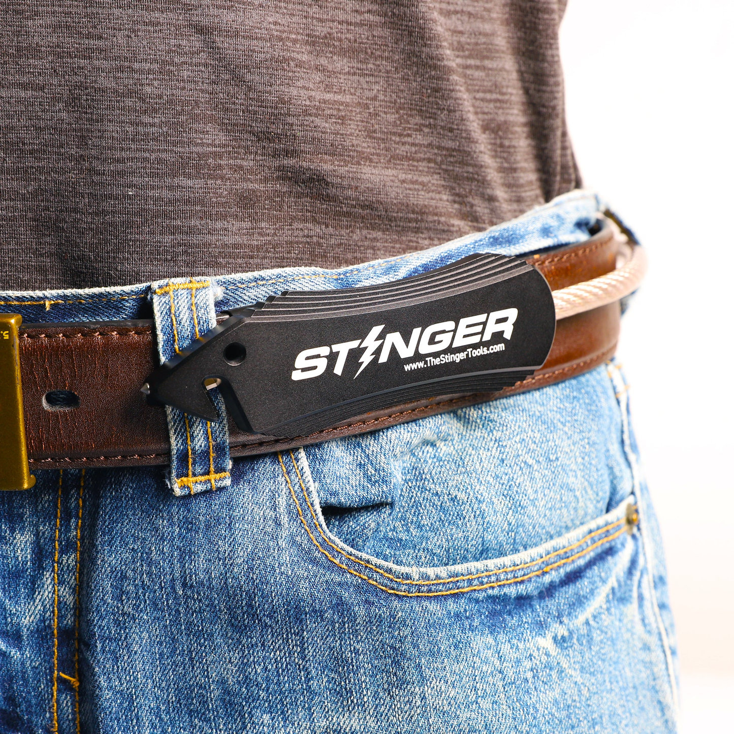 Stinger Survival Tools Concealed Carry Whip System: Car Emergency Tool with Seat Belt Cutter and Window Breaker