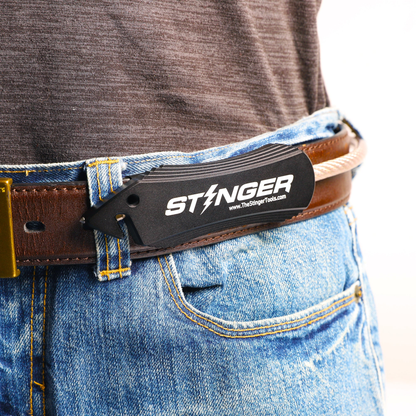 Stinger Survival Tools Concealed Carry Whip System: Car Emergency Tool with Seat Belt Cutter and Window Breaker