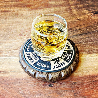 Stinger Survival Tools Spin Zone Game Coaster With Fidget Spinner