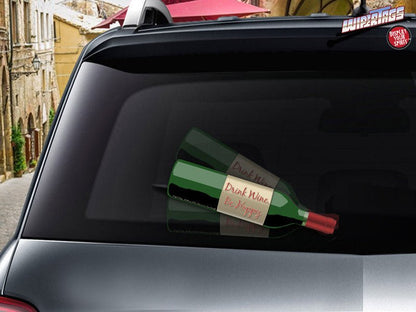 Drink Wine Be Happy Bottle WiperTags - Angler's Pro Tackle & Outdoors