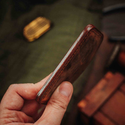 Pirate Goods Minimalist Wallet - Drunken Boatswain v2 | Slim Leather | EDC