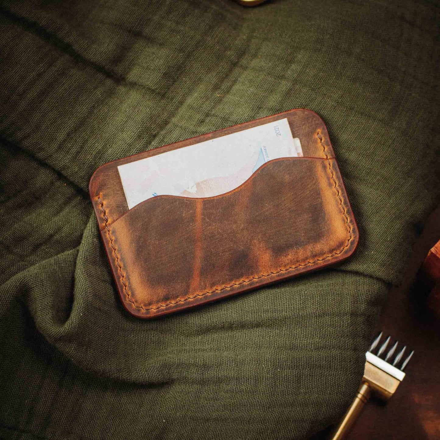 Pirate Goods Minimalist Wallet - Drunken Boatswain v2 | Slim Leather | EDC