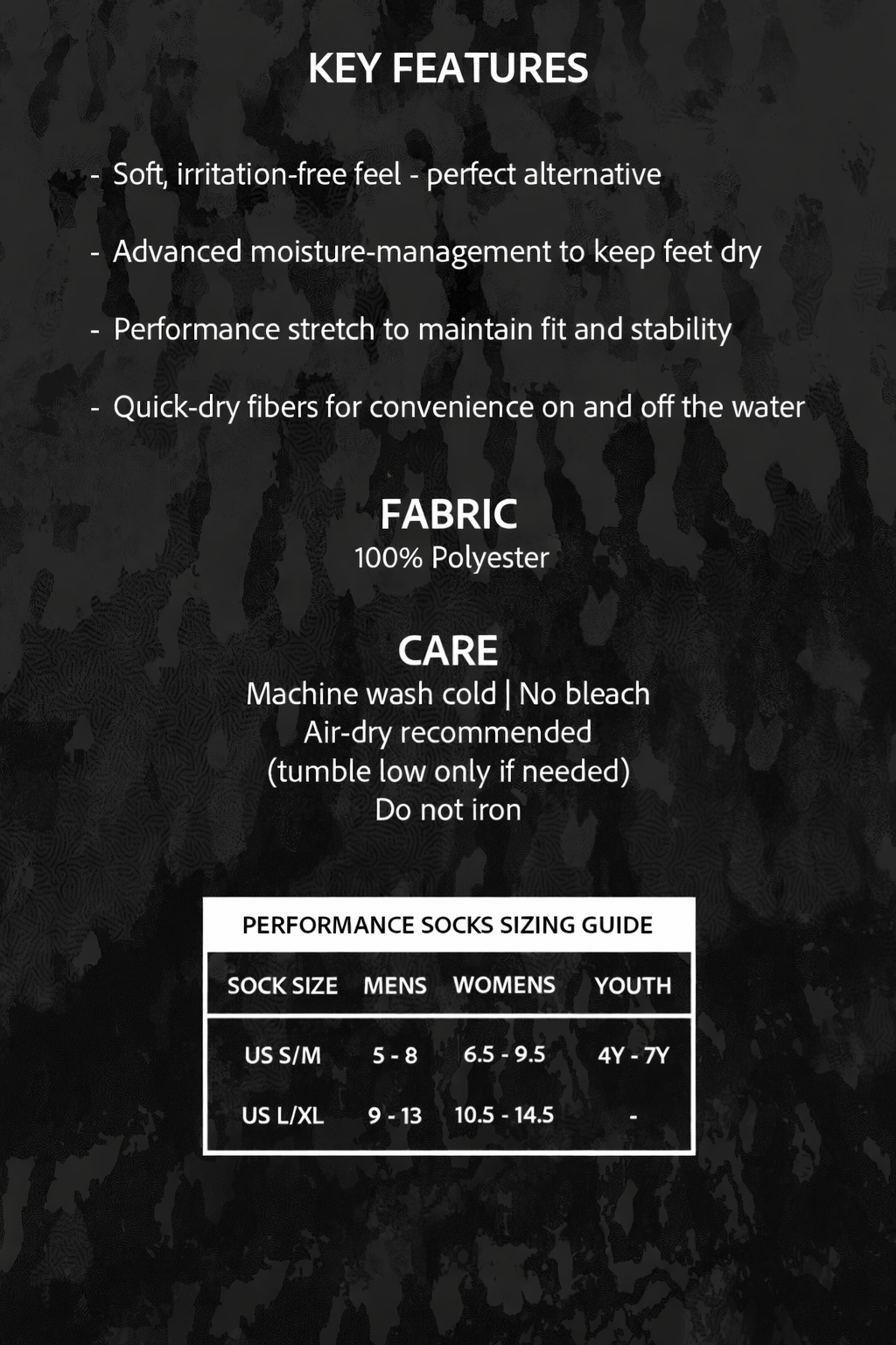 Seatec Outfitters BROOK TROUT | DRY-DECK SOCKS