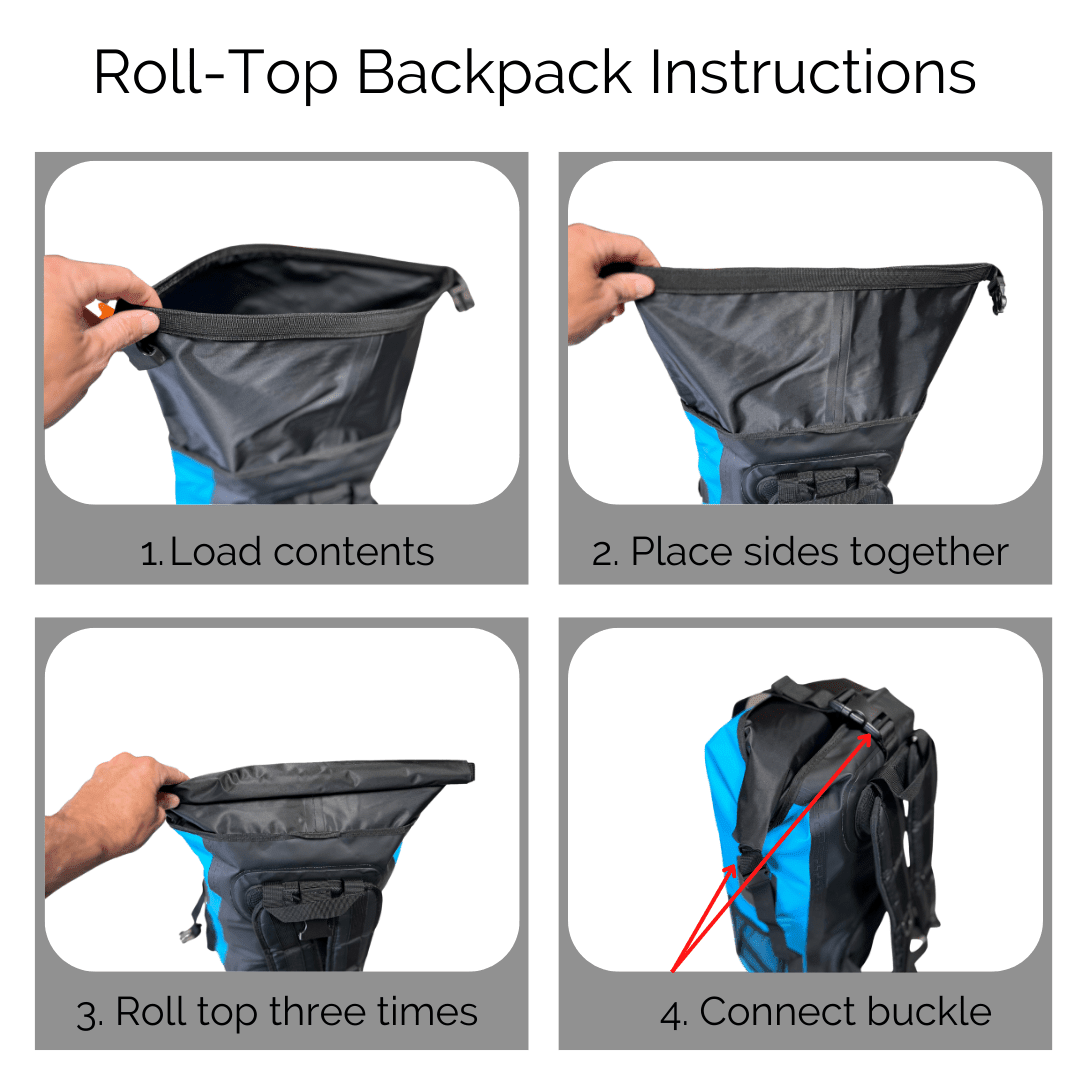 Malo'o DryPack 30 Liter Waterproof Backpack