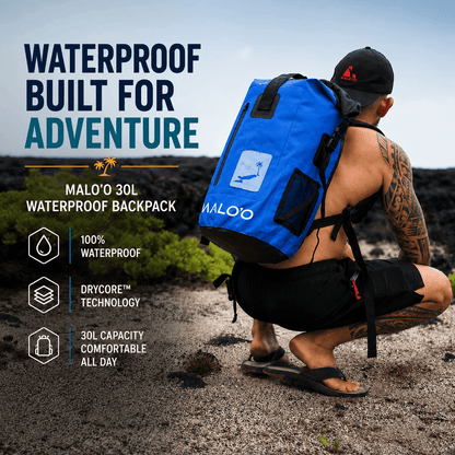 Malo'o DryPack 30 Liter Waterproof Backpack