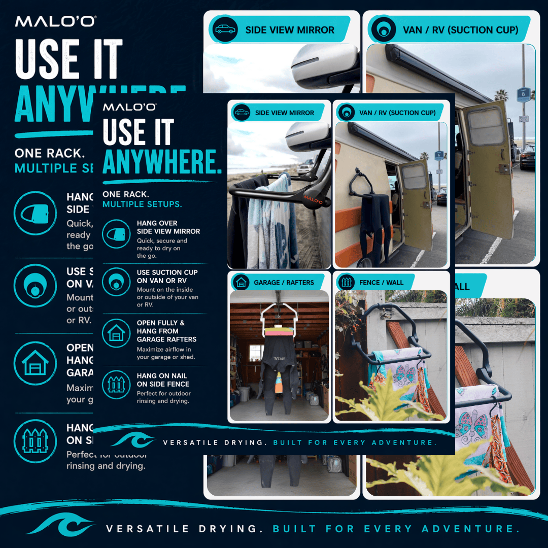 Malo'o DryRack RV / Van / Boat Edition