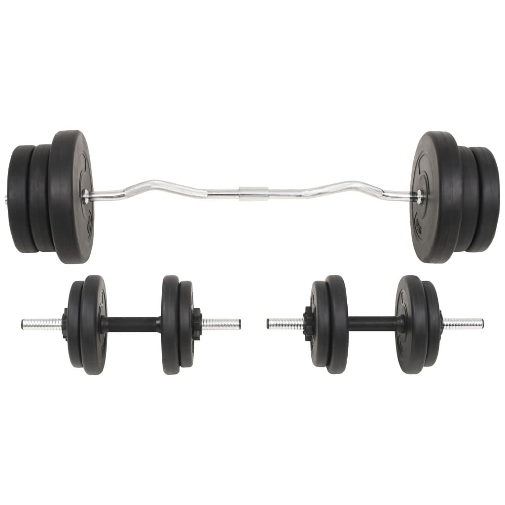 Core Sports & Fitness Barbell and Dumbbell Set 132.3 lb