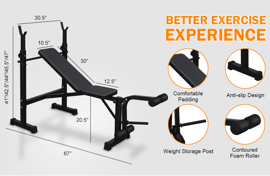 Core Sports & Fitness Folding Bench