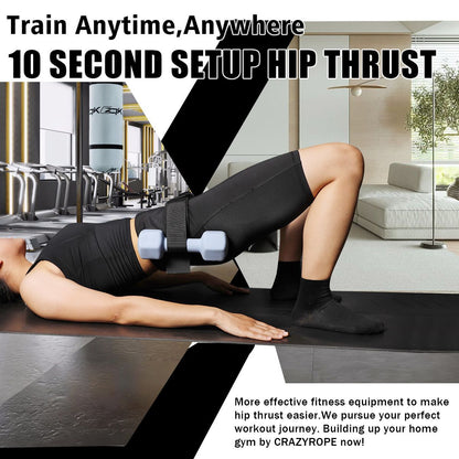 Core Sports & Fitness Hip Thrust Belt For Dumbbells Kettlebells