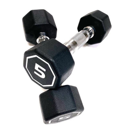 Core Sports & Fitness Octagon Dumbbell for Commercial & Household Fitness Usage