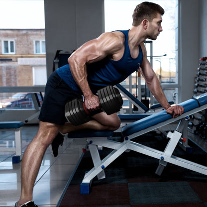 Core Sports & Fitness 55LB 5 in 1 Single Adjustable Dumbbell