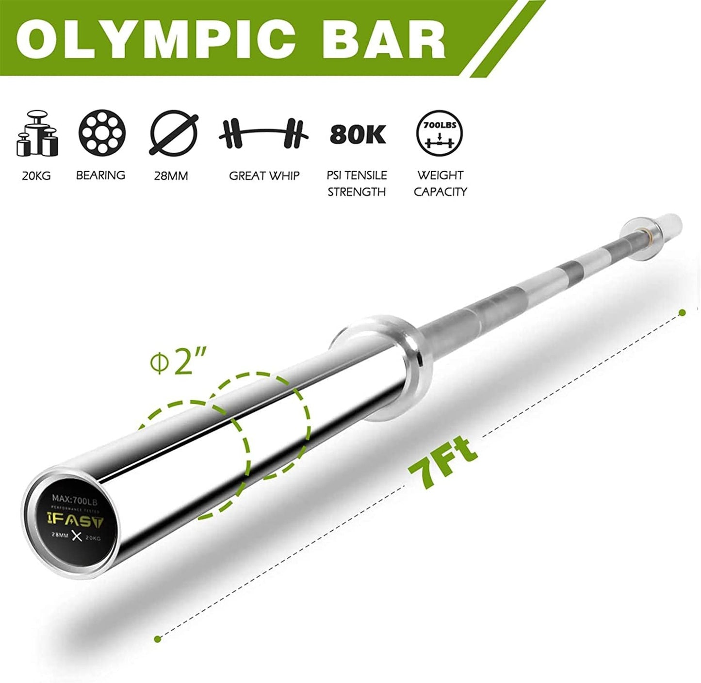 Core Sports & Fitness 210lb Green Home Gym Set Multi-functional Power Cage