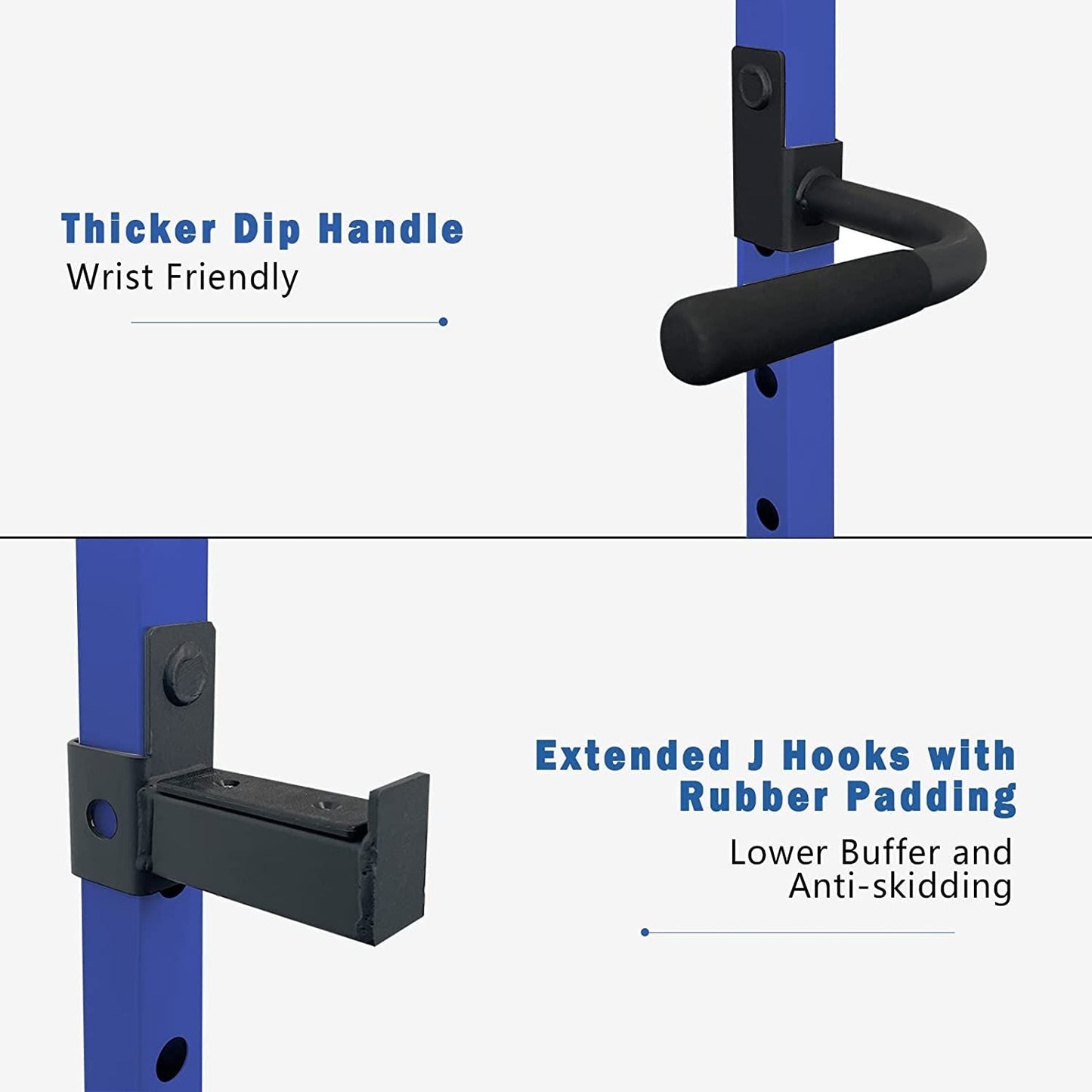 Core Sports & Fitness 1000 lbs. capacity Blue Multi-functional Power Cage