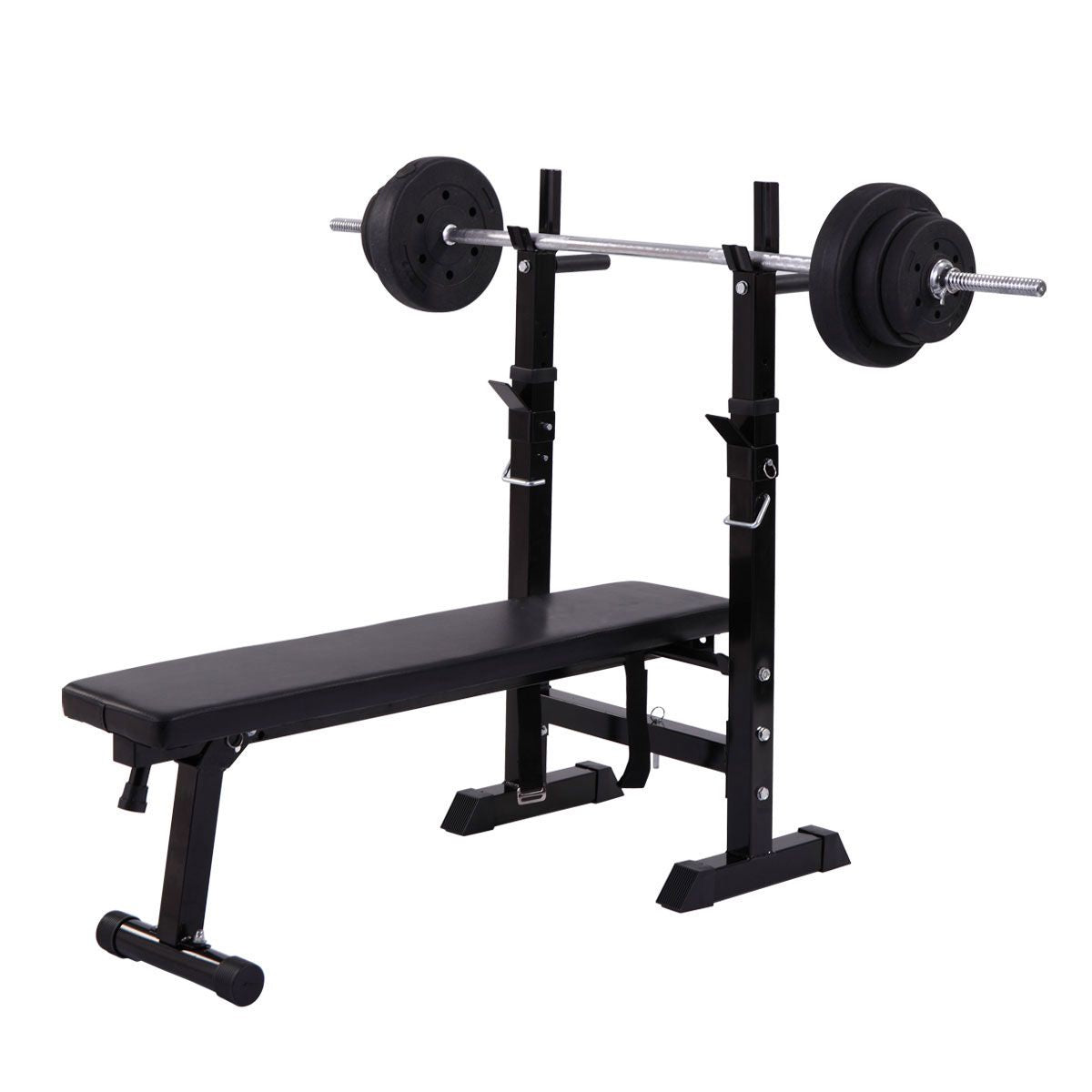 Core Sports & Fitness Workout Bench with Squat Rack