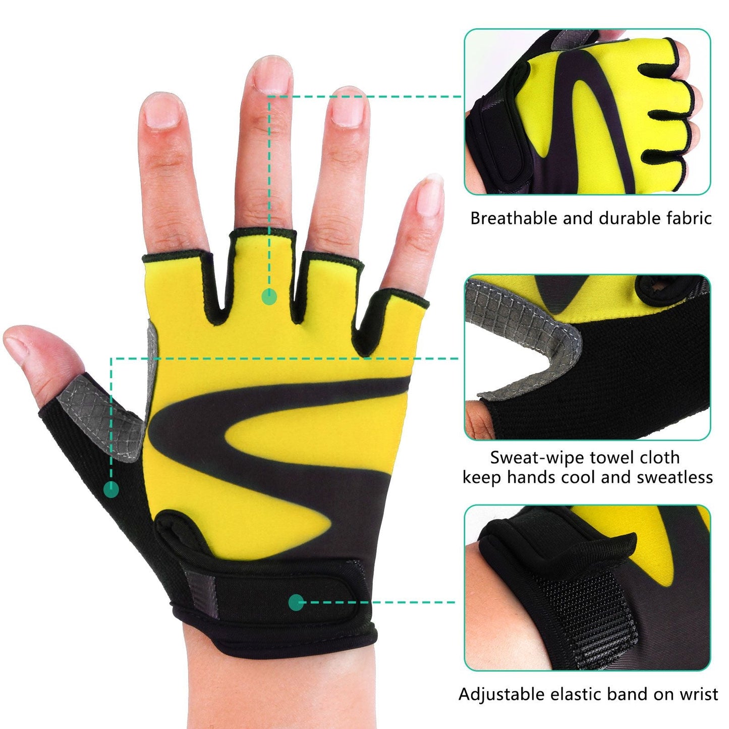 Core Sports & Fitness Cycling Biker Gloves