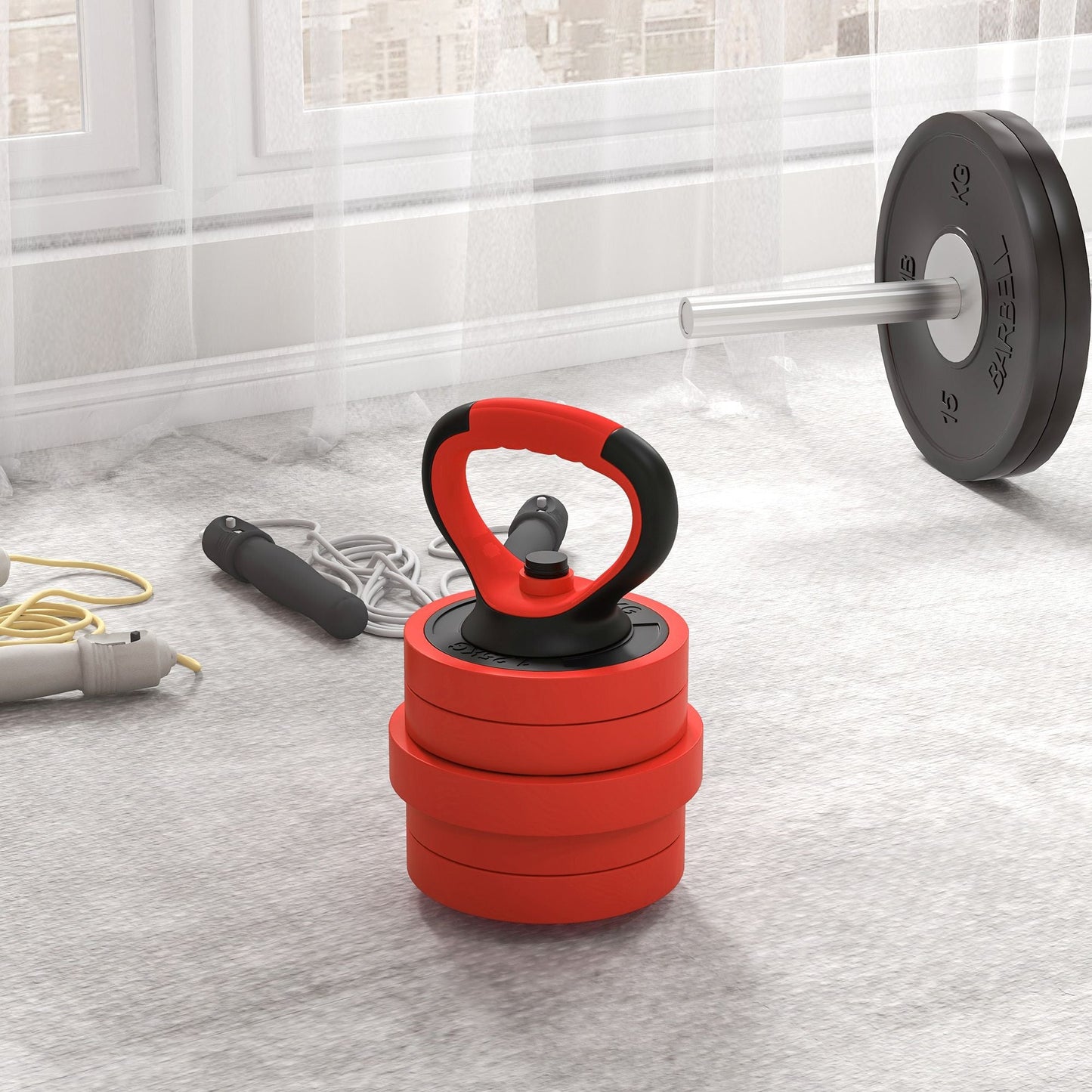 Core Sports & Fitness Adjustable Fitness Weight Set