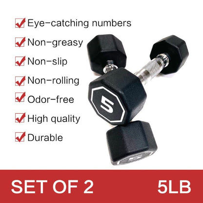Core Sports & Fitness Octagon Dumbbell for Commercial & Household Fitness Usage