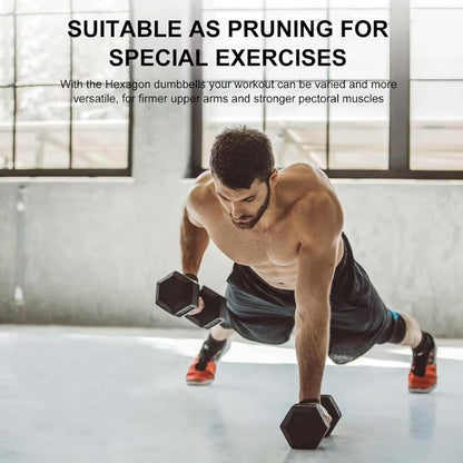 Core Sports & Fitness HDRS Rubber Coated Dumbbell with Contoured Chrome Handle