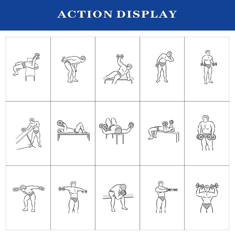 Core Sports & Fitness Octagon Dumbbell for Commercial & Household Fitness Usage