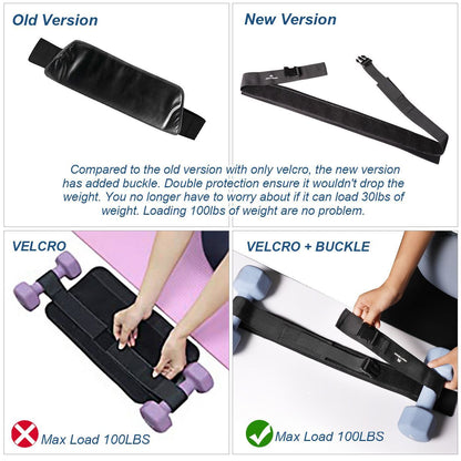 Core Sports & Fitness Hip Thrust Belt For Dumbbells Kettlebells
