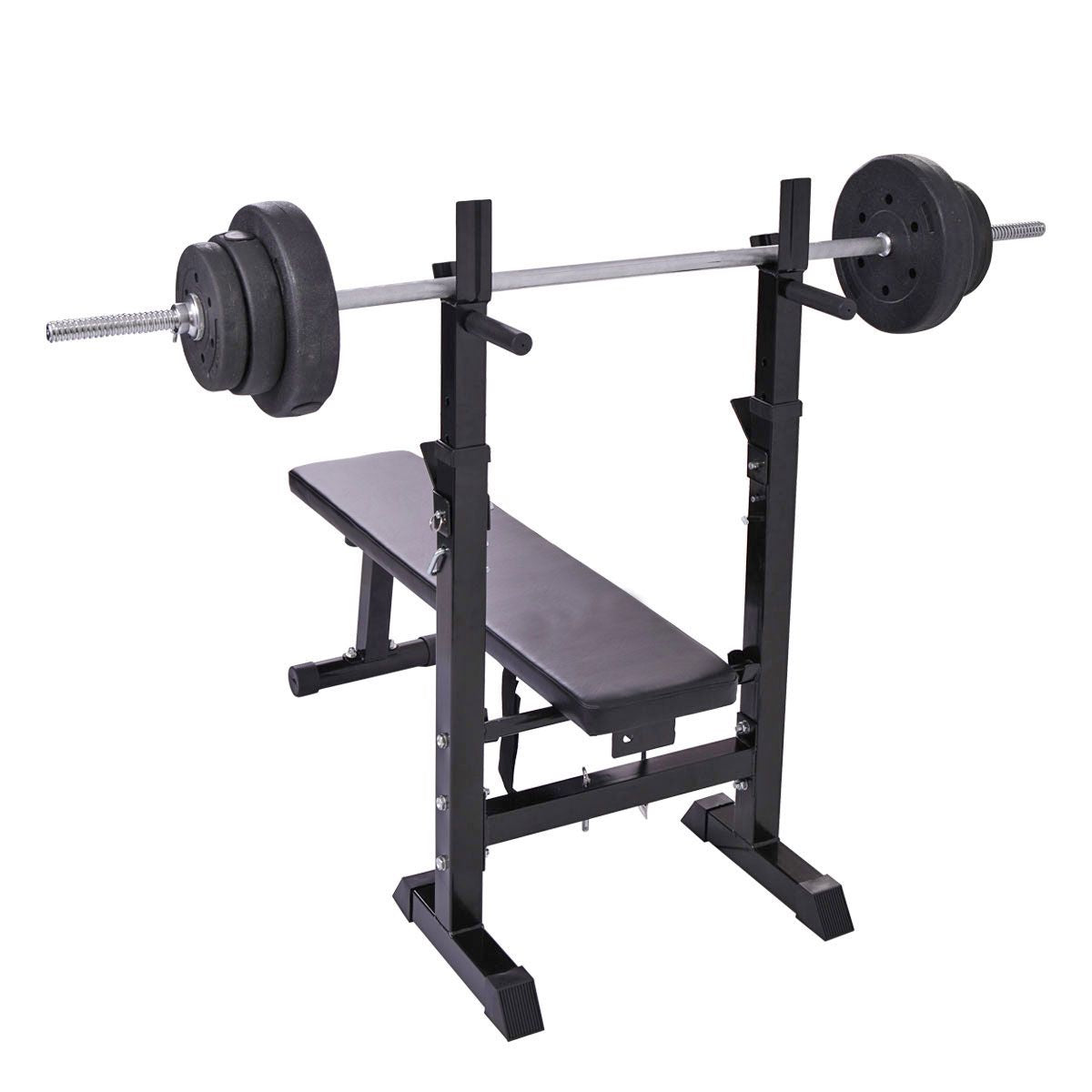 Core Sports & Fitness Workout Bench with Squat Rack